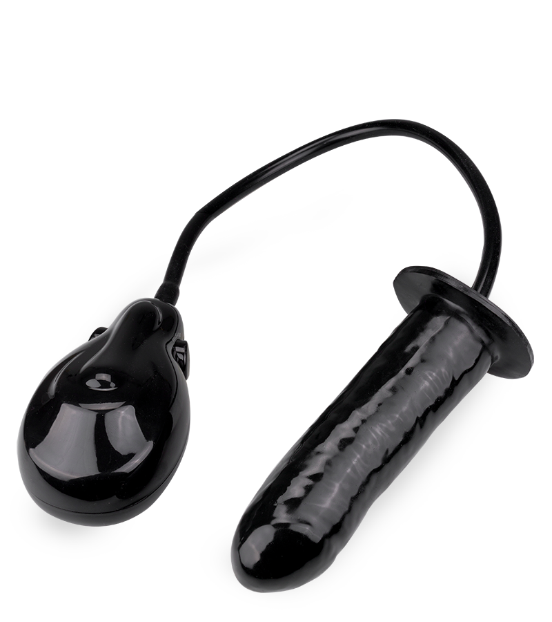 Gode gonflable vibrant à pompe automatique