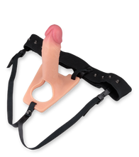 Charger l&#39;image dans la galerie, Gode harnais creux réaliste silicone