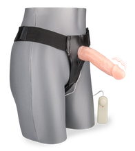 Charger l&#39;image dans la galerie, Gode harnais creux vibrant diamètre XL