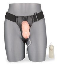 Charger l&#39;image dans la galerie, Gode harnais creux vibrant diamètre XL