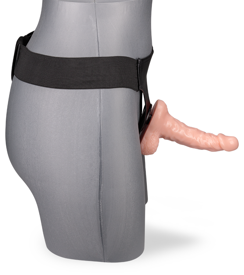 Gode harnais O-Ring peau claire