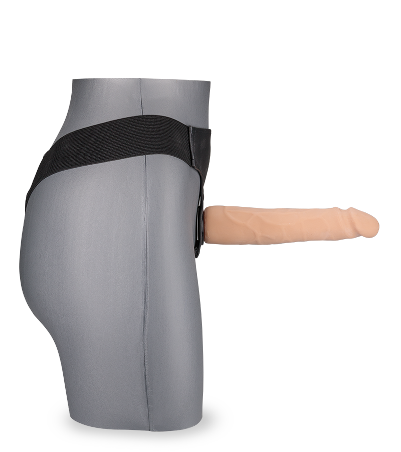 Gode harnais orientable silicone XXL