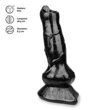 Charger l&#39;image dans la galerie, Gode PVC animal Loup