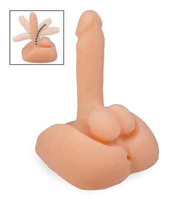 Gode realiste silicone avec squelette