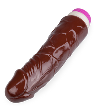 Charger l&#39;image dans la galerie, Gode réaliste vibrant black flexible