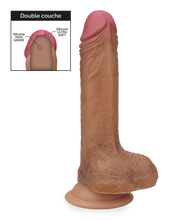 Charger l&#39;image dans la galerie, Gode ultra-réaliste silicone liquide double couche