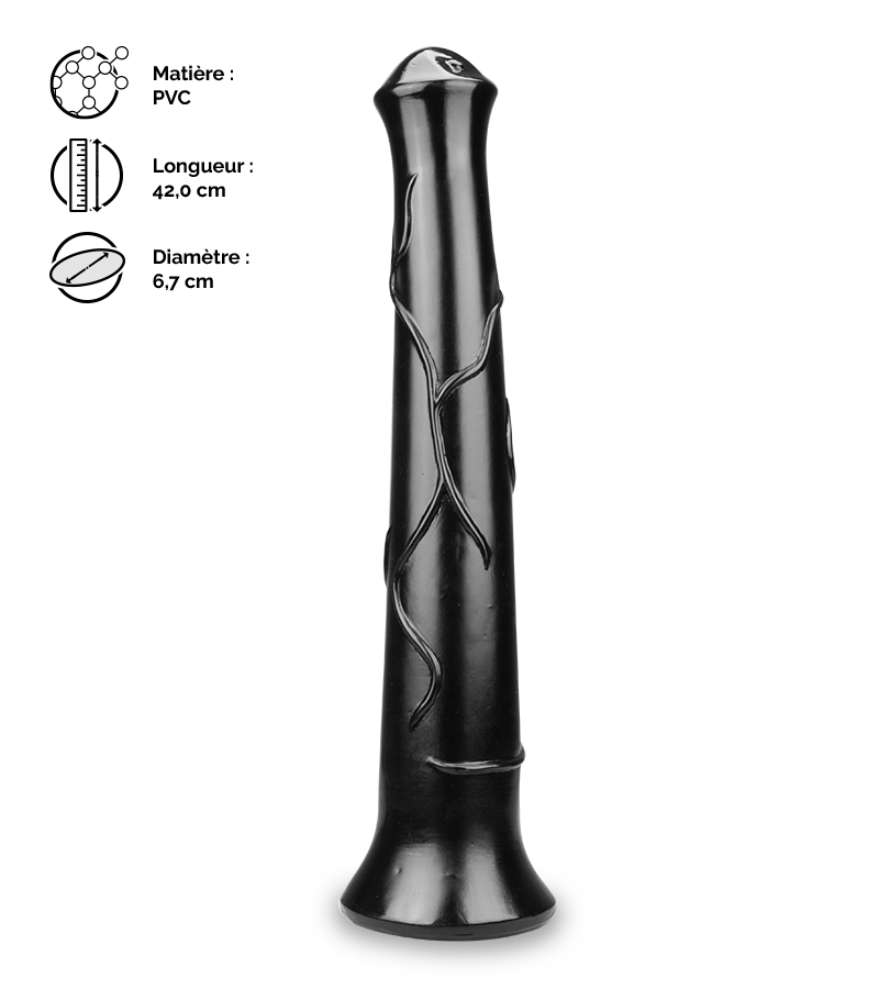 Gode ventouse animal cheval 42,0cm