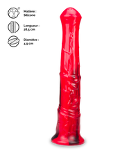 Charger l&#39;image dans la galerie, Gode ventouse animal cheval