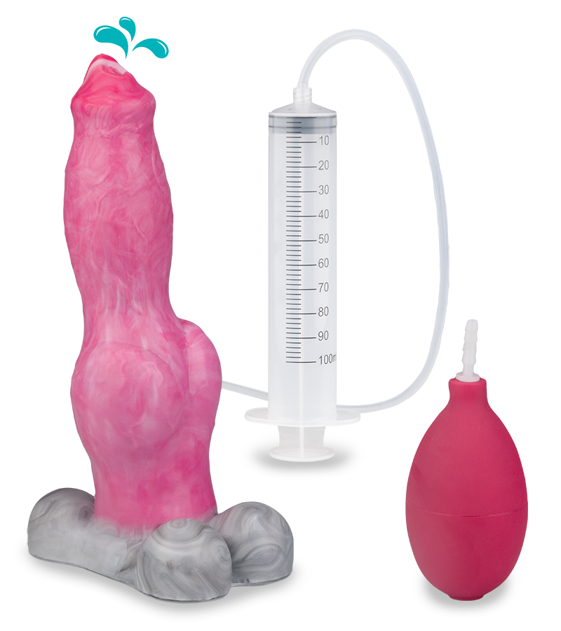 Gode ventouse chien éjaculateur Berger Allemand