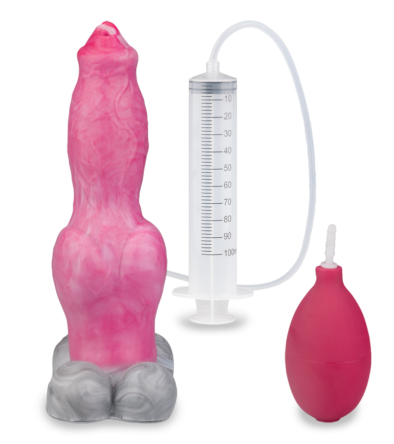 Gode ventouse chien éjaculateur Berger Allemand