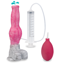 Charger l&#39;image dans la galerie, Gode ventouse chien éjaculateur Dobermann