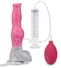 Charger l&#39;image dans la galerie, Gode ventouse chien éjaculateur Dobermann