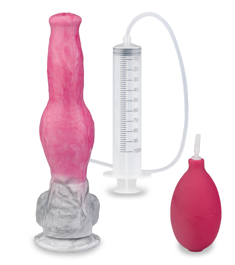 Gode ventouse chien éjaculateur Dobermann