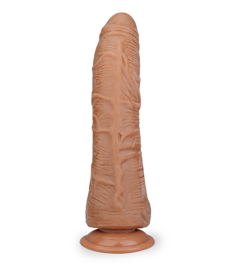 Gode ventouse courbé réaliste XXL