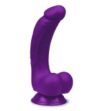 Gode ventouse courbé silicone