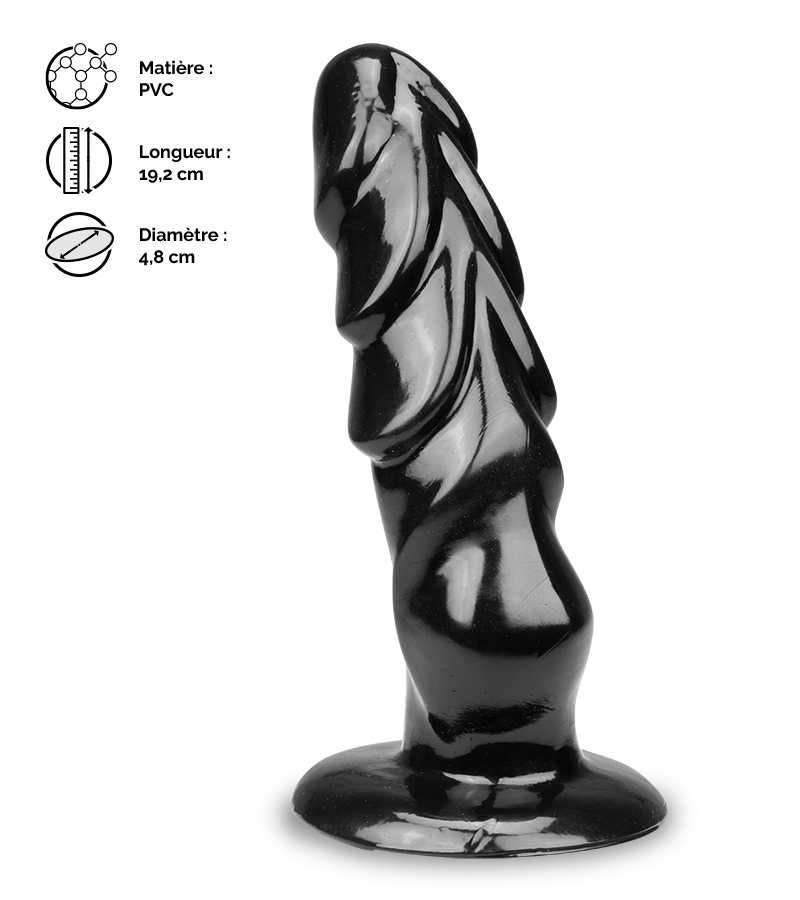 Gode ventouse dragon 19,0cm