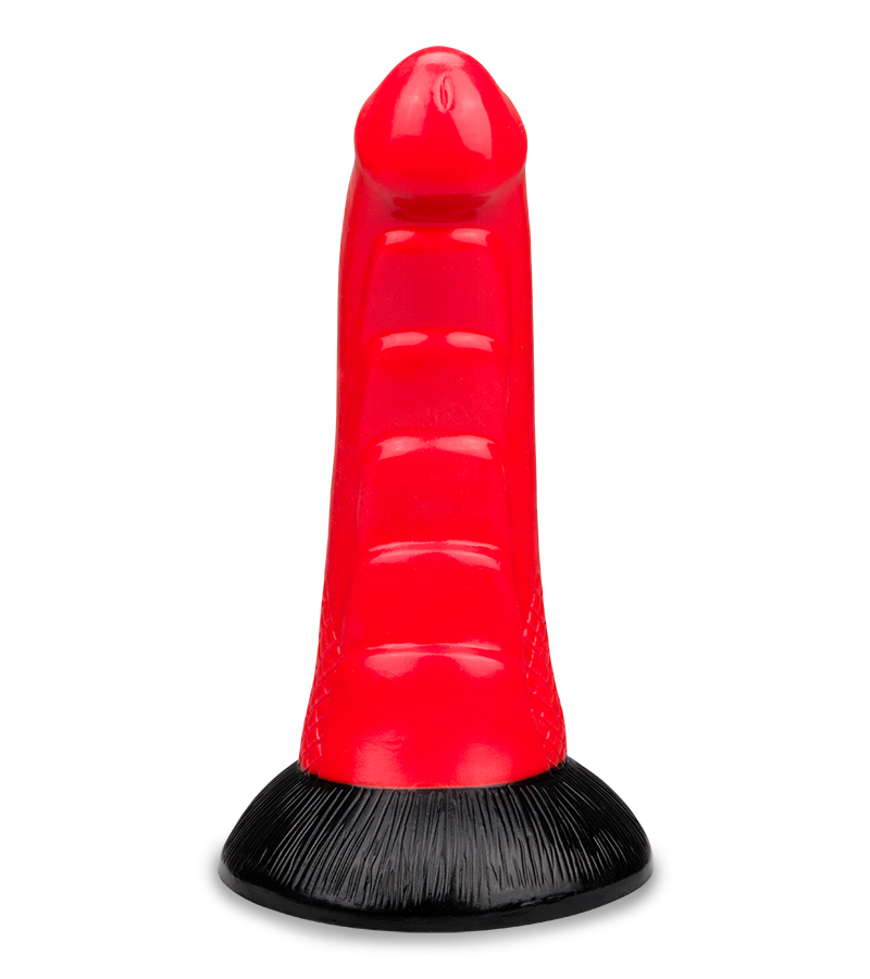 Gode ventouse dragon courbé 23,5cm