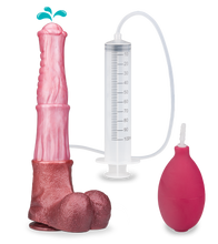 Charger l&#39;image dans la galerie, Gode ventouse éjaculateur cheval 32,0cm