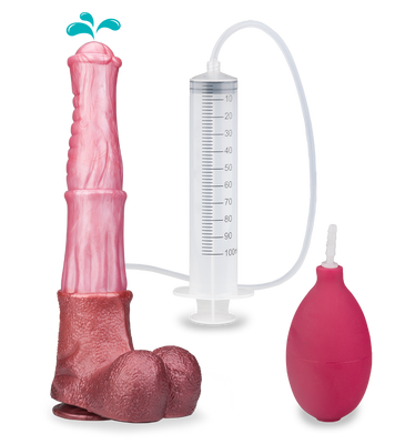 Gode ventouse éjaculateur cheval 32,0cm