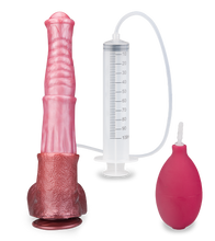 Charger l&#39;image dans la galerie, Gode ventouse éjaculateur cheval 32,0cm