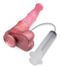 Charger l&#39;image dans la galerie, Gode ventouse éjaculateur cheval 32,0cm