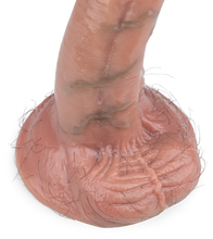 Charger l&#39;image dans la galerie, Gode ventouse poilu Lenny 15,0cm