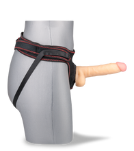 Charger l&#39;image dans la galerie, Gode ventouse réaliste avec harnais Jupiter