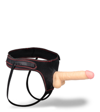 Charger l&#39;image dans la galerie, Gode ventouse réaliste avec harnais Jupiter