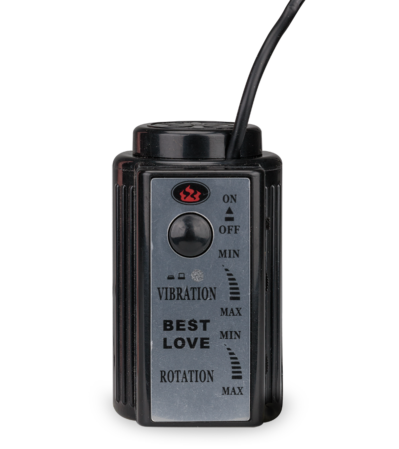 Gode ventouse réaliste rotatif vibrant