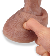 Charger l&#39;image dans la galerie, Gode ventouse très réaliste 19,5cm Platinum