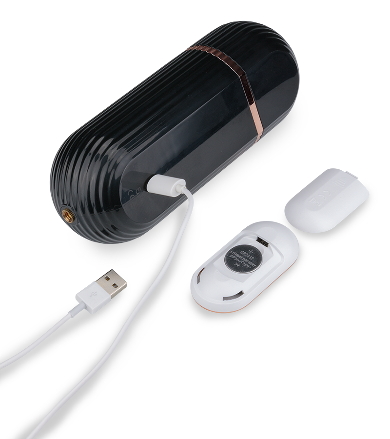 Gode vibrant va-et-vient télécommandé avec ventouse Owen