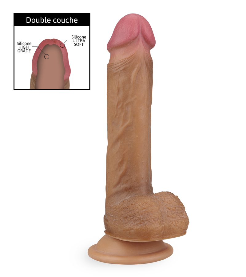 Godemiché double couche Snake