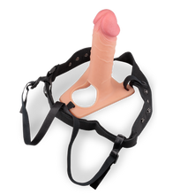 Charger l&#39;image dans la galerie, Gros gode ceinture creux réaliste TPR doux XXL