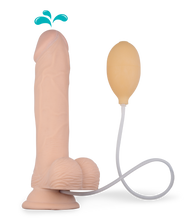 Charger l&#39;image dans la galerie, Gros gode éjaculateur extra long avec testicules