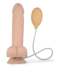 Charger l&#39;image dans la galerie, Gros gode éjaculateur extra long avec testicules