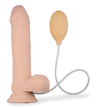 Charger l&#39;image dans la galerie, Gros gode éjaculateur extra long avec testicules