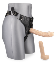 Charger l&#39;image dans la galerie, Harnais avec 2 godes ceinture