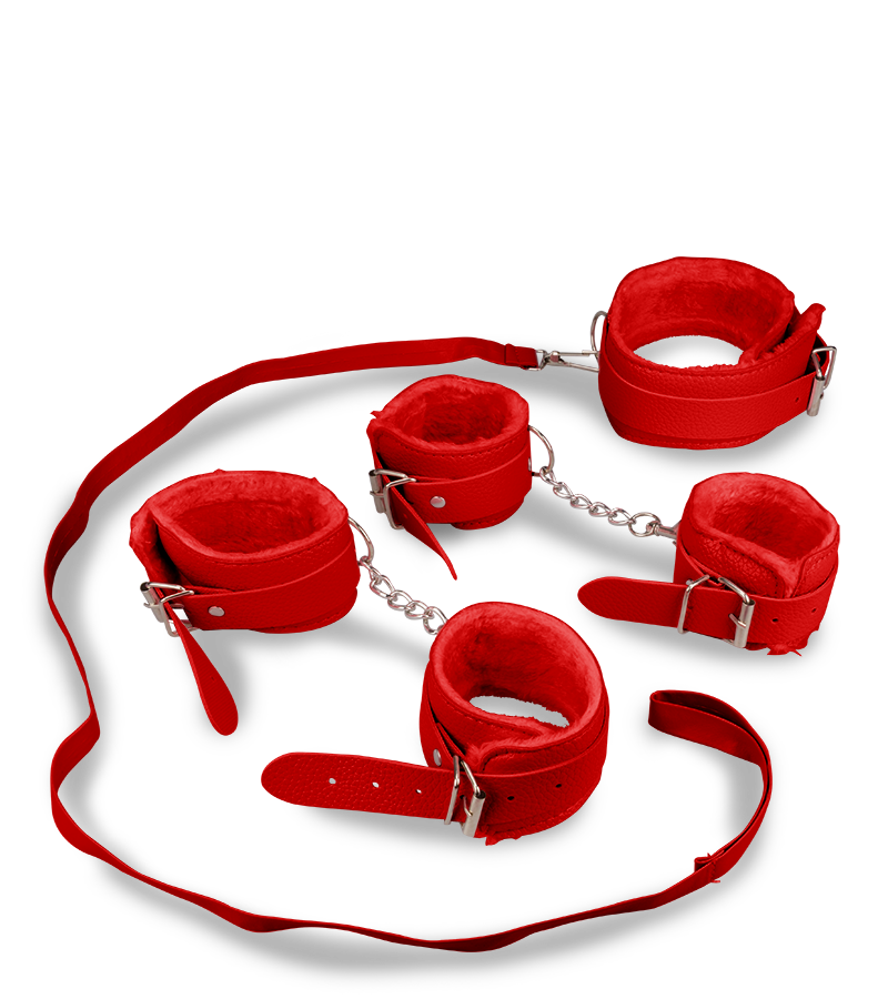 Kit BDSM bondage 8 pièces
