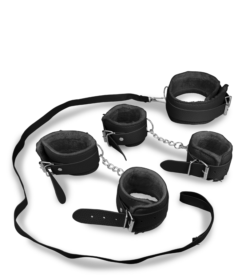 Kit BDSM bondage 8 pièces