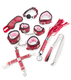 Kit d'initiation au BDSM similicuir et fourrure