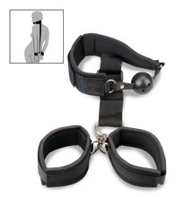 Charger l&#39;image dans la galerie, Kit soumission gag ball et menottes