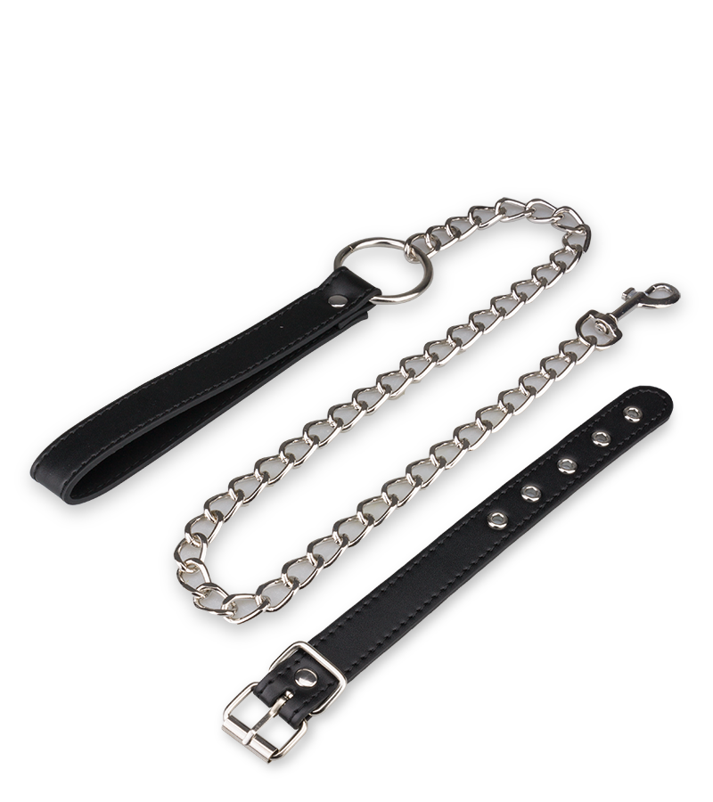 Laisse Cuir BDSM Pour Pénis