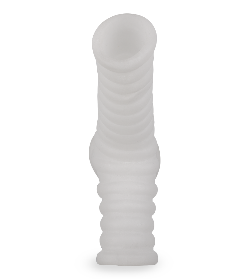 Manchon de pénis et testicules vibrant nervuré Everest