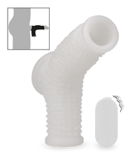 Charger l&#39;image dans la galerie, Manchon de pénis et testicules vibrant nodulé Everest