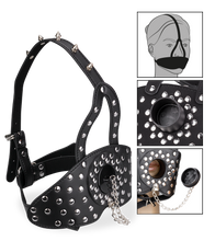 Charger l&#39;image dans la galerie, Masque bâillon avec ouverture refermable