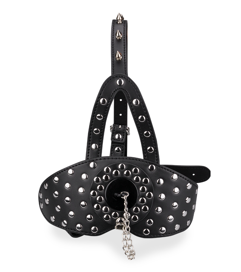 Masque bâillon avec ouverture refermable