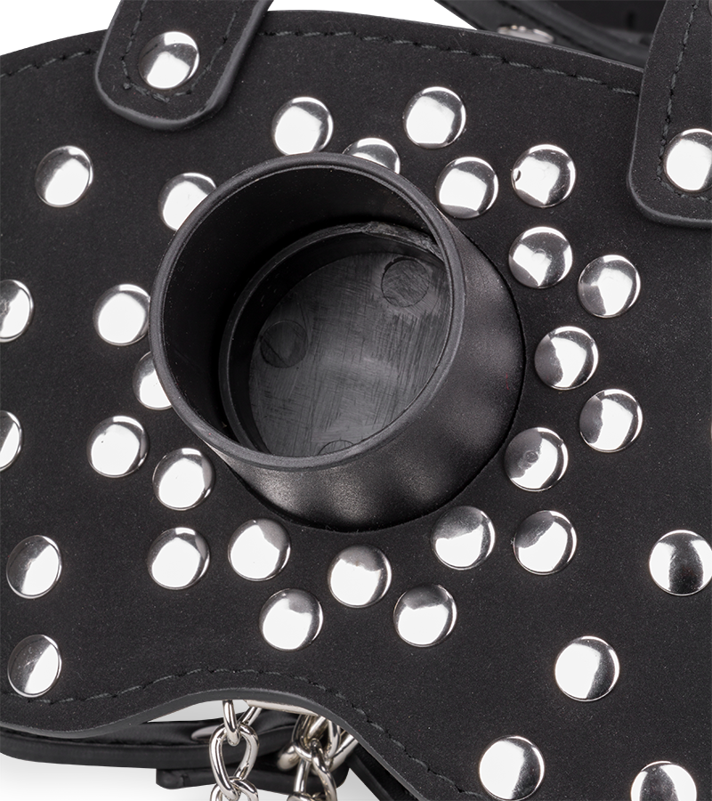 Masque bâillon avec ouverture refermable