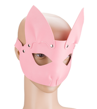 Charger l&#39;image dans la galerie, Masque BDSM en similicuir Naughty Fox