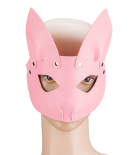 Charger l&#39;image dans la galerie, Masque BDSM en similicuir Naughty Fox