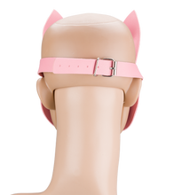 Charger l&#39;image dans la galerie, Masque BDSM en similicuir Naughty Fox